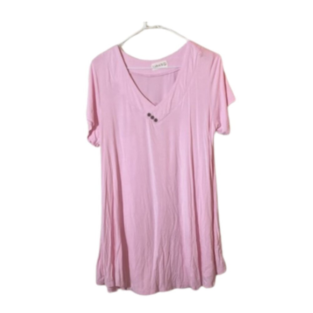 Size- XL Long Pink Top - SUPER CUTE